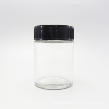 3 oz glass jar biodegradable child resistant containers ecofriendly lid 4.5g flower 90ml smell proof container weed jar CGJ-36S